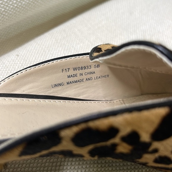 Cole Haan Piper Leopard Print Calf Hair Mules Size 5 - Picture 4 of 5